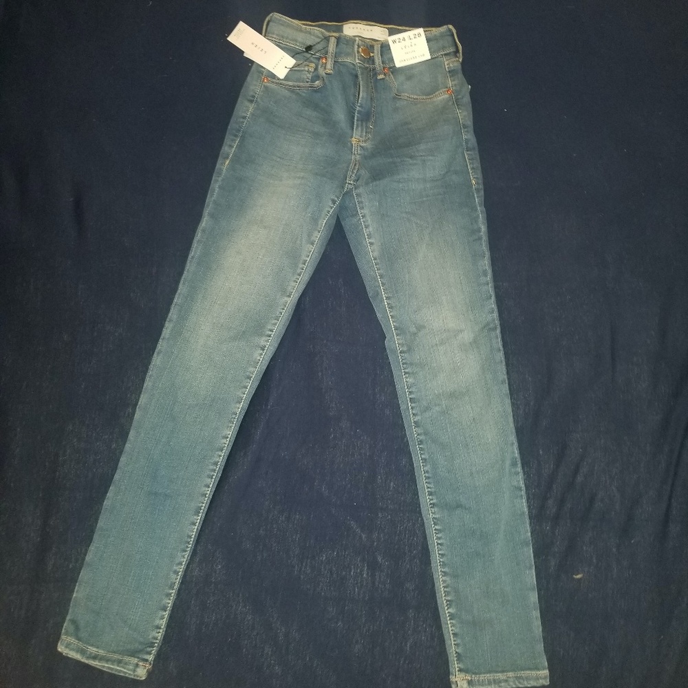 Topshop Leigh Jeans Size 0P - Picture 2 of 2